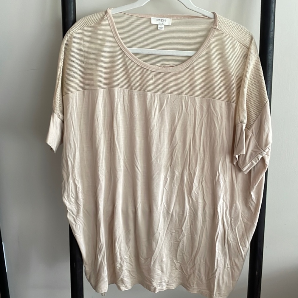 Size Small Oversized Pink Umgee short sleeve top